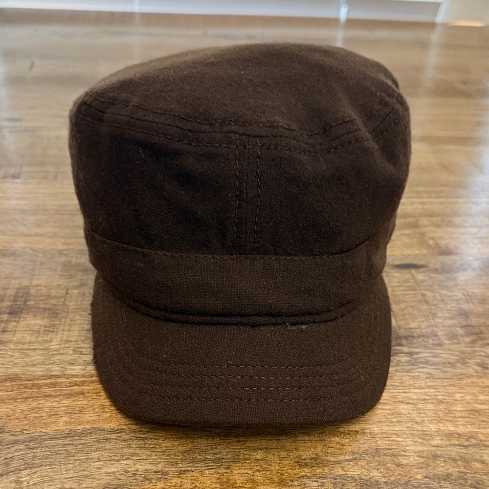 Vintage Brown Goorin Bros Hat Medium - Distressed w/ Holes - Project / Unique